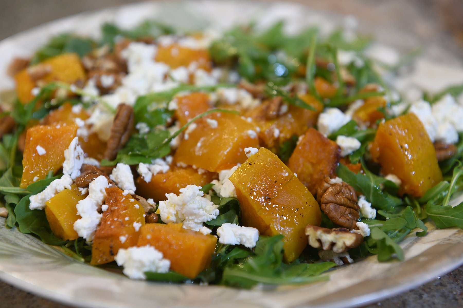 Delicious Roasted Butternut Squash Salad